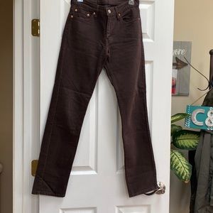 Levi’s 511 brown jeans